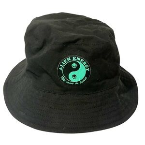NGorder Black Yin Yang Neon Green Alien Bucket‎ Hat